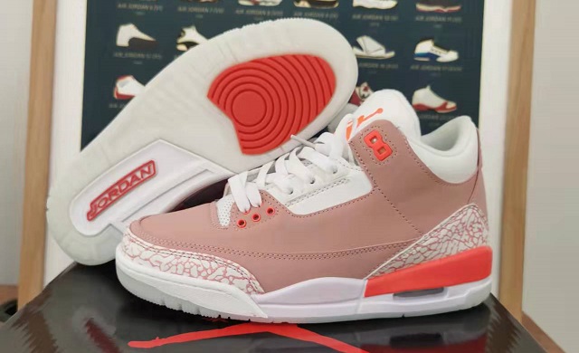 Air Jordan 3 Cement Rust Pink [Cheap Jordans Shoes 3 24]